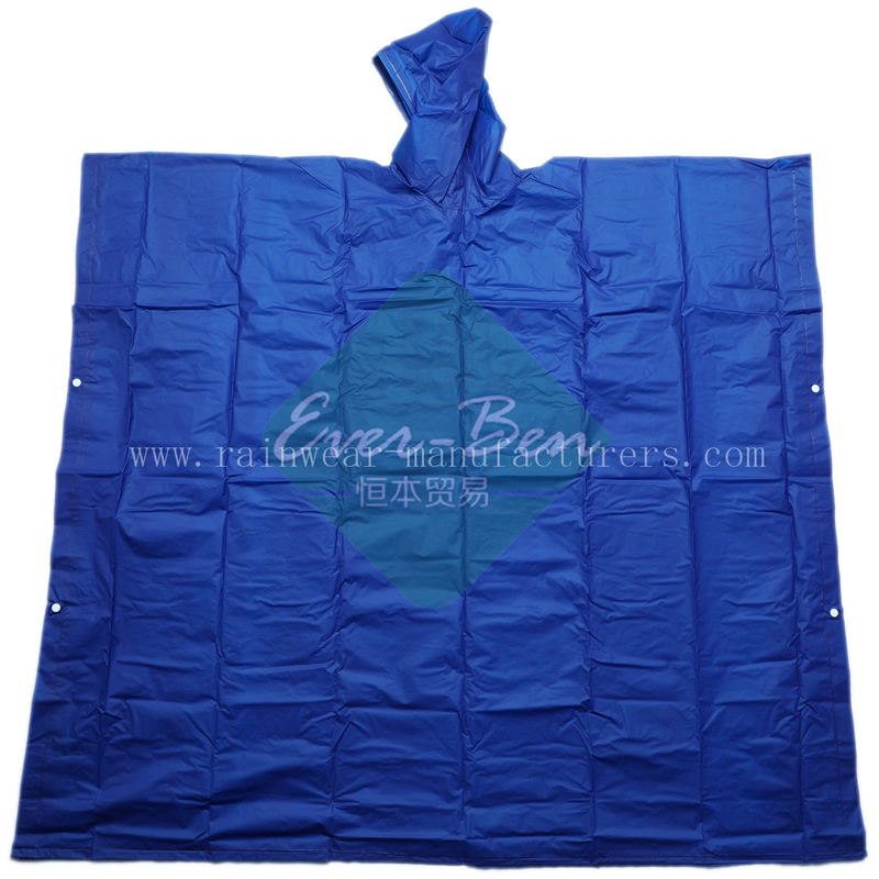 NFNG Blue PEVA waterproof clothing poncho